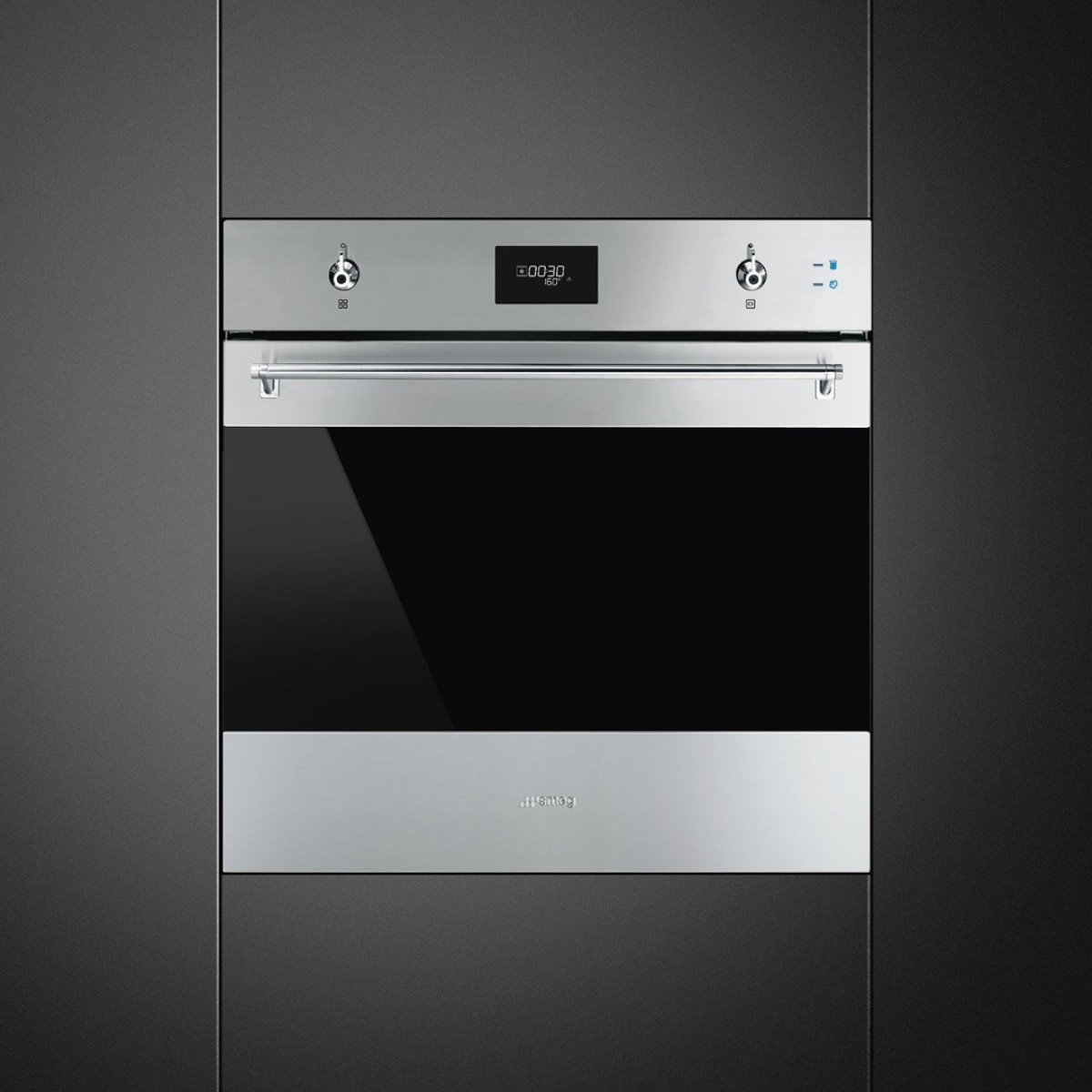Smeg Sop6301S2X Ugradna Pirolitička Rerna Sa Dodatkom Pare