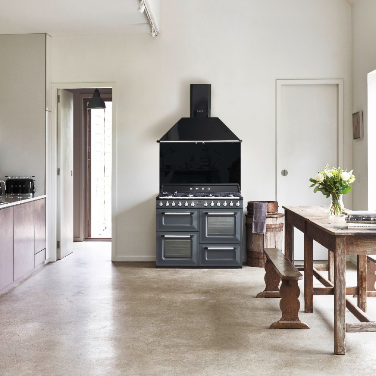 Smeg Tr4110Gr Šporet Sa Gasnom Pločom Za Kuvanje