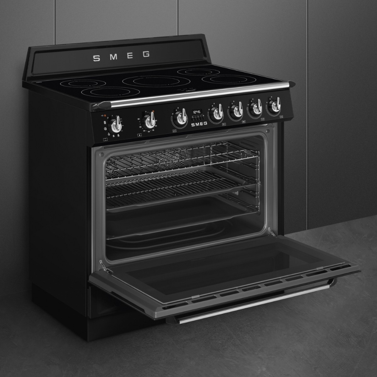 Smeg Tr90Ipbl Šporet Sa Indukcionom Pločom Za Kuvanje