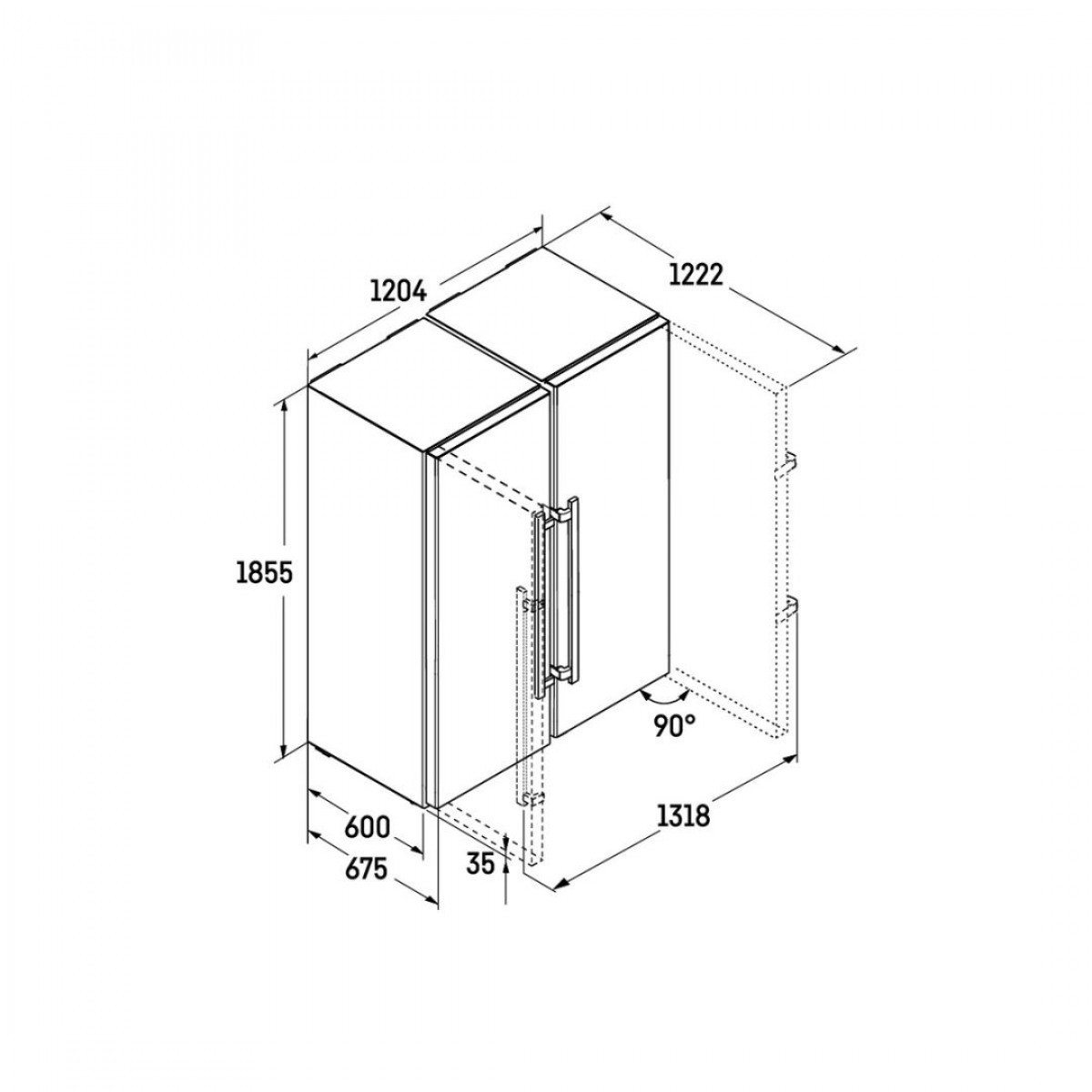 Liebherr  Xrfst 5295 Peak Biofresh Nofrost