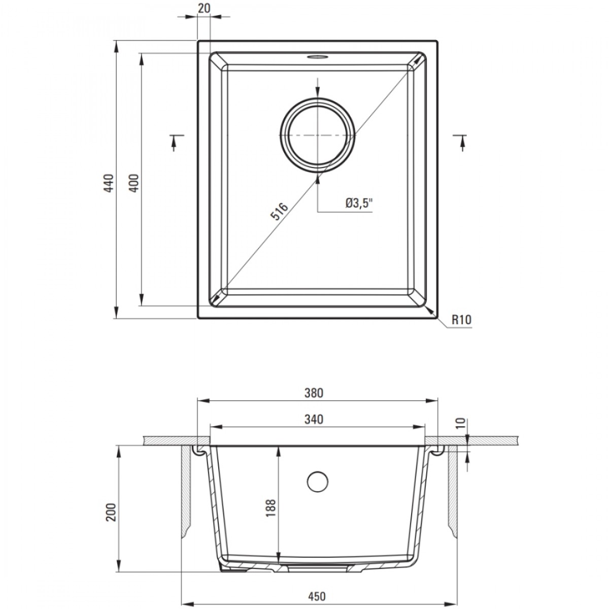 Deante Corda Zqa S10B